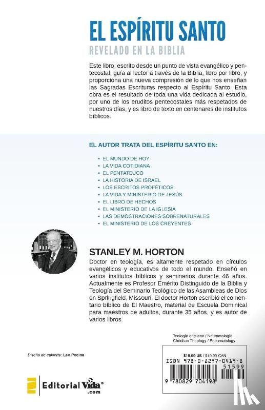 Horton, Stanley M - El Esp ritu Santo Revelado En La Biblia