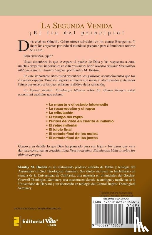 Horton, Stanley M - Nuestro Destino