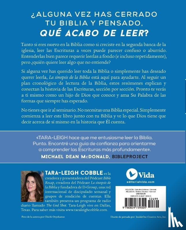 Cobble, Tara-Leigh - La Sinopsis de la Biblia