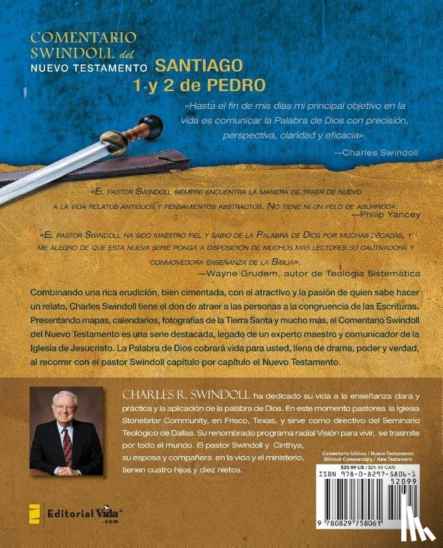 Swindoll, Dr Charles R - Comentario Swindoll del Nuevo Testamento: Santiago, 1 Y 2 Pedro