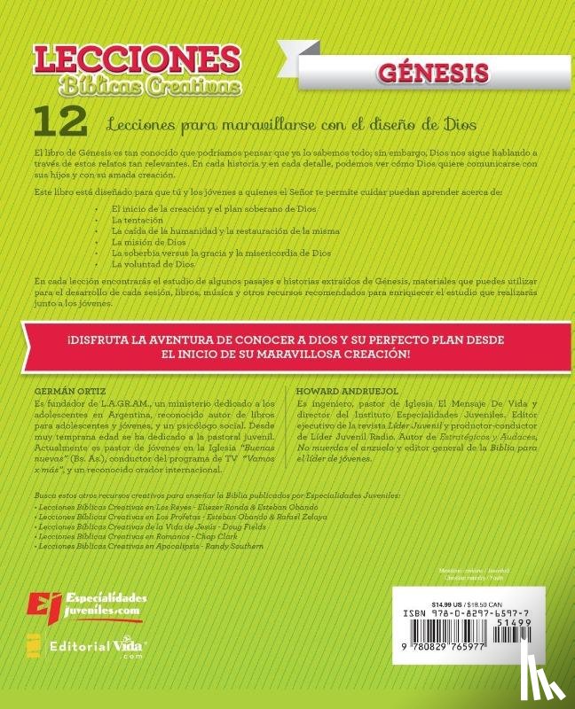 Ortiz, German, Andruejol, Howard - Lecciones Biblicas Creativas: Genesis