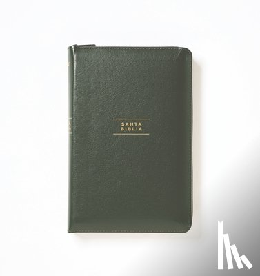 Nueva Versión Internacional - Nvi, Santa Biblia, Revisión 2022, Ultrafina, Tamaño Compacto, Piel Reciclada, Verde, Con Cierre, Palabras de Jesús En Rojo, Comfort Print