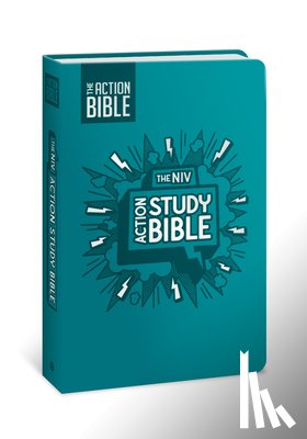 David C Cook - The NIV Action Study Bible, Leathersoft, Aqua, Full Color