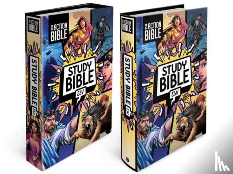David C Cook - The Action Bible Study Bible Esv, Hardcover, Full Color
