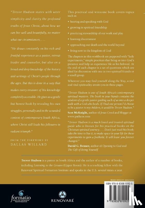 Hudson, Trevor, Willard, Dallas - Discovering Our Spiritual Identity – Practices for God`s Beloved