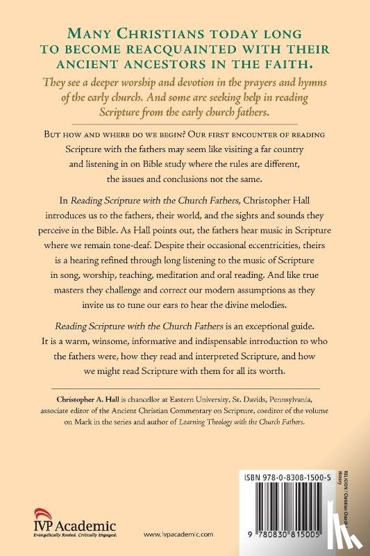 Hall, Christopher A. - Reading Scripture with the Church Fathers