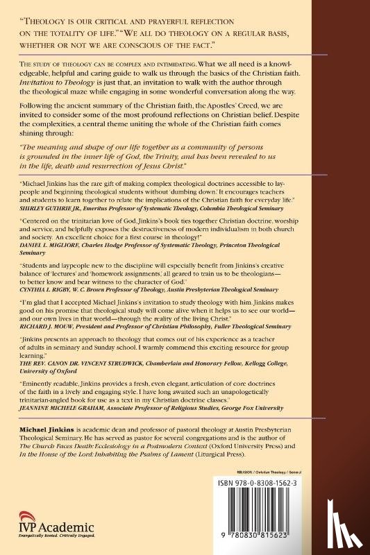 Jinkins, Michael - Invitation to Theology – A Guide to Study, Conversation Practice