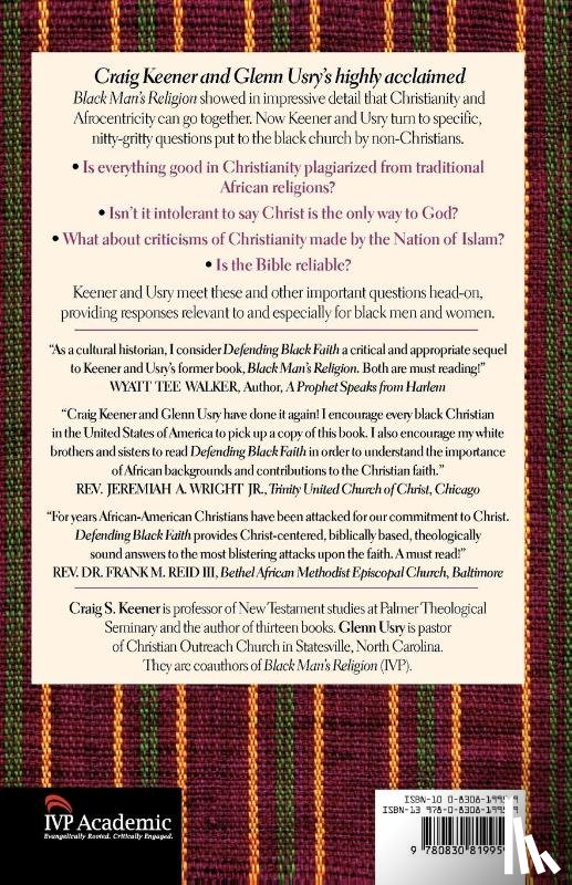 Keener, Graig S., Usry, Glenn - Defending Black Faith