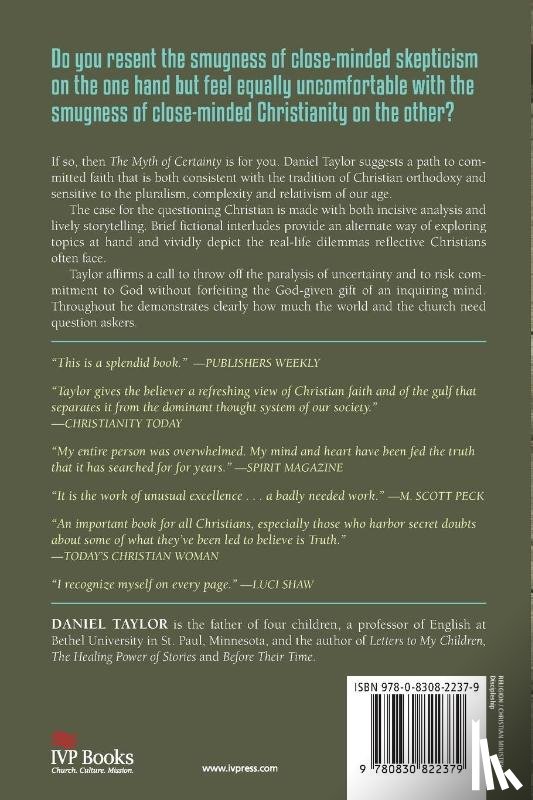 Taylor, Daniel - The Myth of Certainty