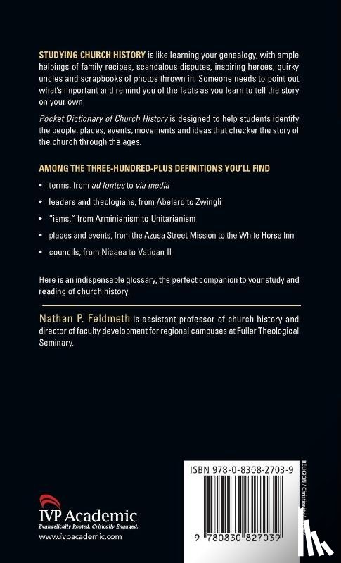 Feldmeth, Nathan P. - Pocket Dictionary of Church History