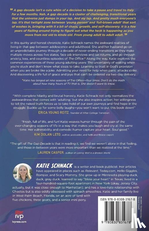 Schnack, Katie - The Gap Decade – When You`re Technically an Adult but Really Don`t Feel Like It Yet