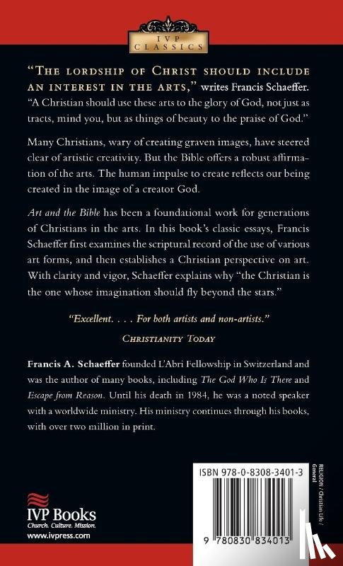 Schaeffer, Francis A - Art and the Bible