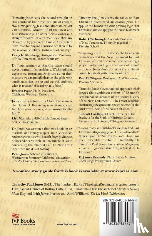Jones, Timothy Paul - Misquoting Truth