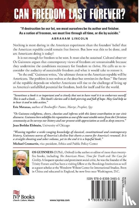 Guinness, Os - A Free People`s Suicide – Sustainable Freedom and the American Future