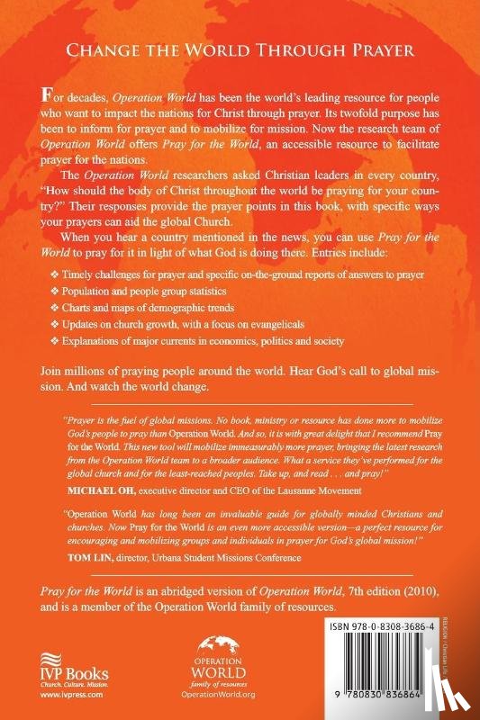 Johnstone, Patrick, Wall, Molly - Pray for the World – A New Prayer Resource from Operation World