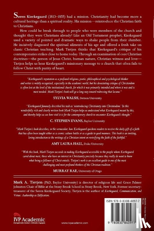 Tietjen, Mark A., Westphal, Merold - Kierkegaard – A Christian Missionary to Christians