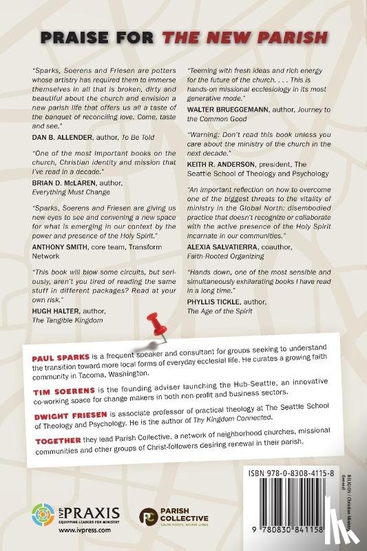 Sparks, Paul, Soerens, Tim, Friesen, Dwight J. - The New Parish – How Neighborhood Churches Are Transforming Mission, Discipleship and Community