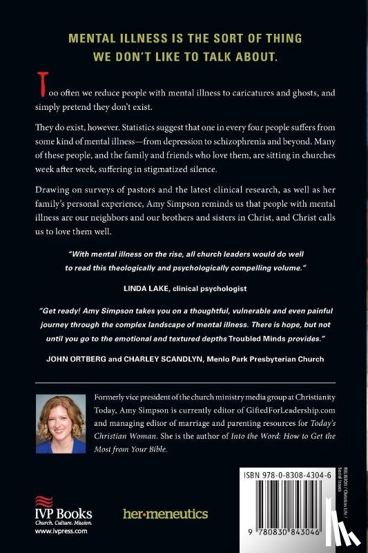 Simpson, Amy, Shelley, Marshall - Troubled Minds – Mental Illness and the Church`s Mission