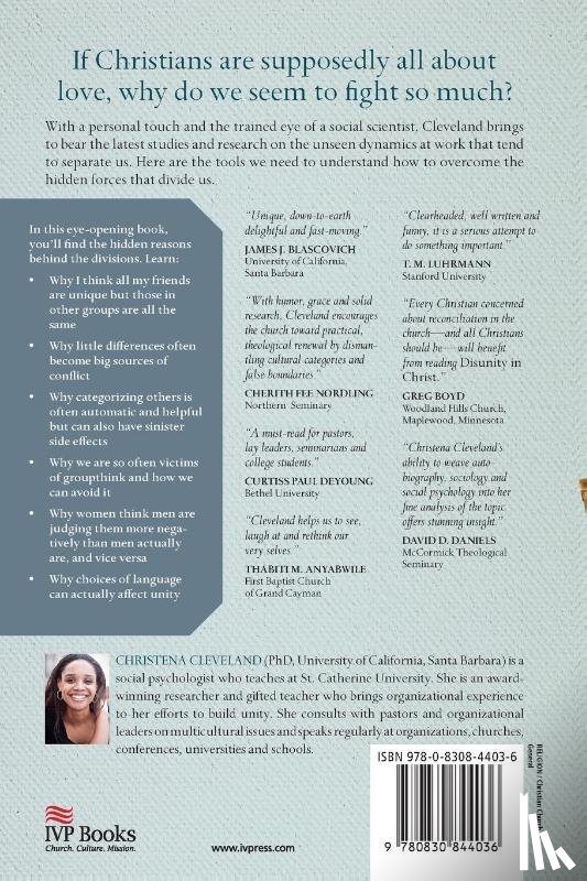 Cleveland, Christena - Disunity in Christ – Uncovering the Hidden Forces that Keep Us Apart