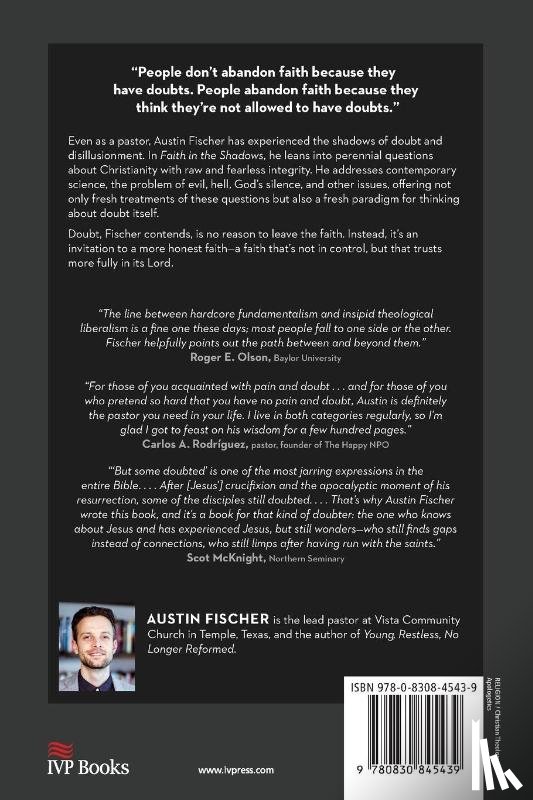 Fischer, Austin, Zahnd, Brian - Faith in the Shadows – Finding Christ in the Midst of Doubt