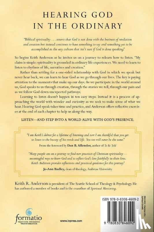 Anderson, Keith R., Allender, Dan B. - A Spirituality of Listening – Living What We Hear