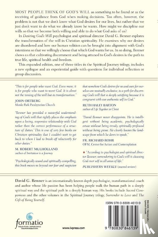 Benner, David G., Green, Thomas H. - Desiring God`s Will – Aligning Our Hearts with the Heart of God