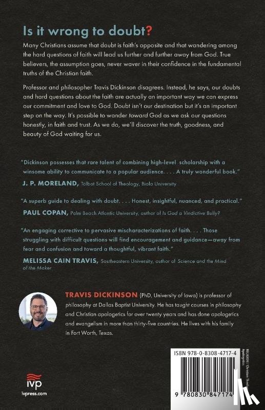 Dickinson, Travis - Wandering Toward God – Finding Faith amid Doubts and Big Questions