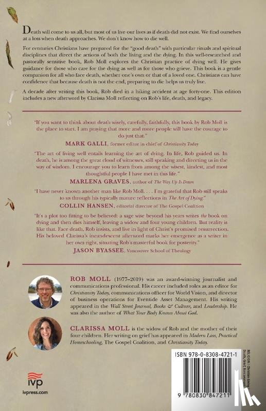 Moll, Rob, Moll, Clarissa - The Art of Dying – Living Fully into the Life to Come