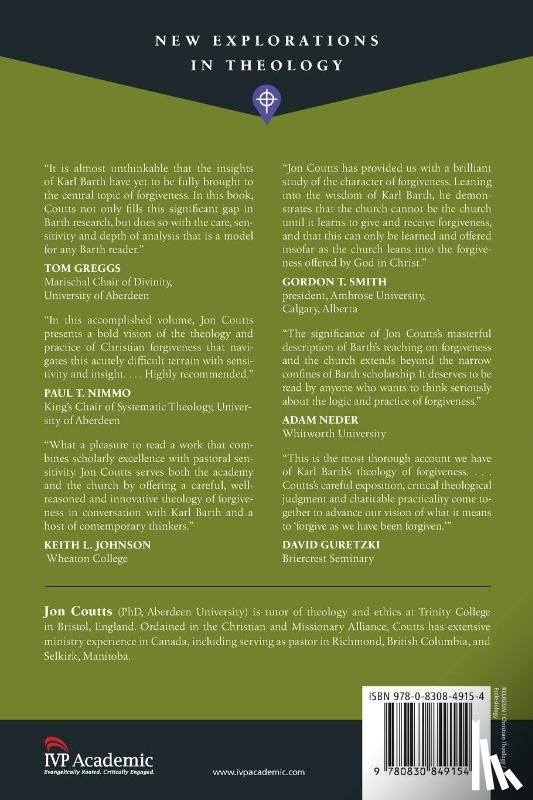 Coutts, Jon, Webster, John - A Shared Mercy – Karl Barth on Forgiveness and the Church