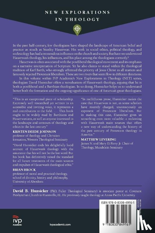 Hunsicker, David B., Hauerwas, Stanley - The Making of Stanley Hauerwas – Bridging Barth and Postliberalism