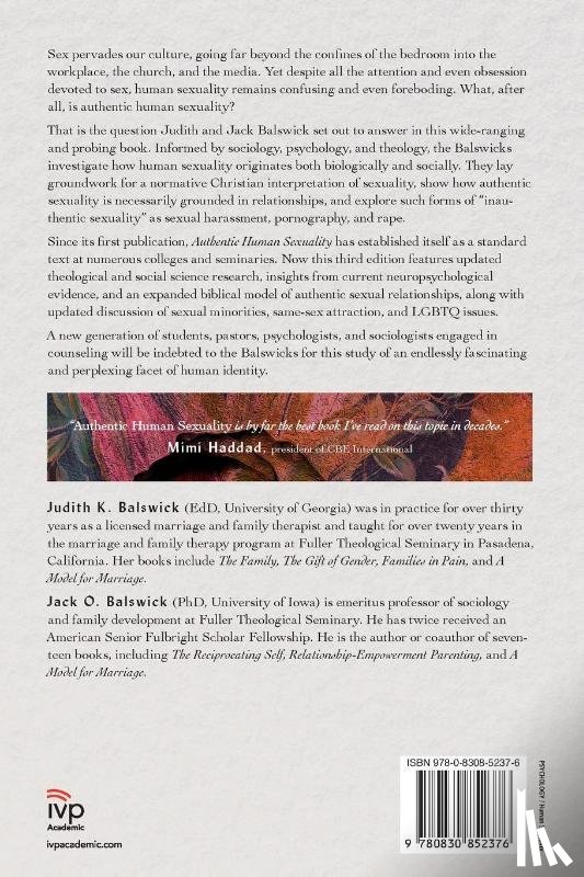 Balswick, Judith K., Balswick, Jack O. - Authentic Human Sexuality – An Integrated Christian Approach