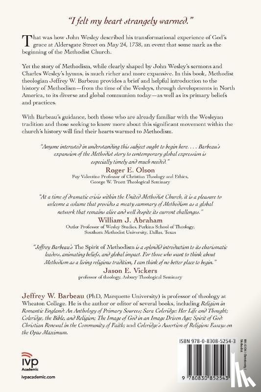 Barbeau, Jeffrey W. - The Spirit of Methodism – From the Wesleys to a Global Communion