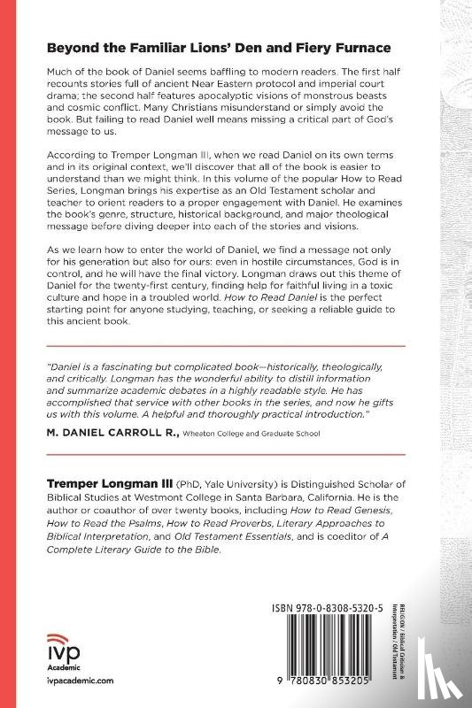 Longman Iii, Tremper - How to Read Daniel