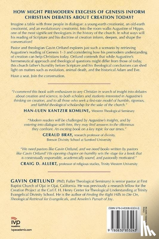 Ortlund, Gavin - Retrieving Augustine`s Doctrine of Creation – Ancient Wisdom for Current Controversy