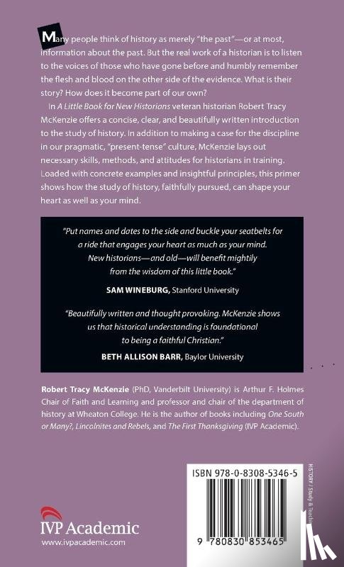 Mckenzie, Robert Tracy - A Little Book for New Historians – Why and How to Study History