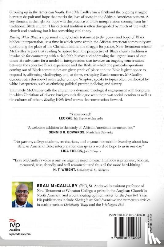 Mccaulley, Esau - Reading While Black – African American Biblical Interpretation as an Exercise in Hope