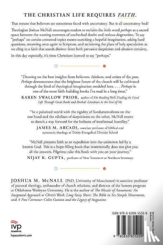 Mcnall, Joshua M. - Perhaps – Reclaiming the Space Between Doubt and Dogmatism