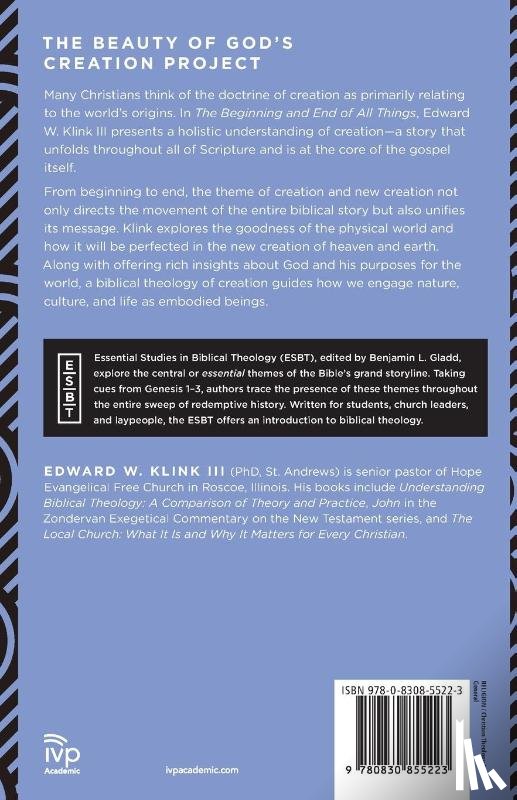 Klink III, Edward W. - The Beginning and End of All Things