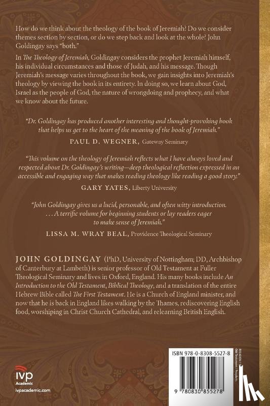 Goldingay, John - The Theology of Jeremiah – The Book, the Man, the Message