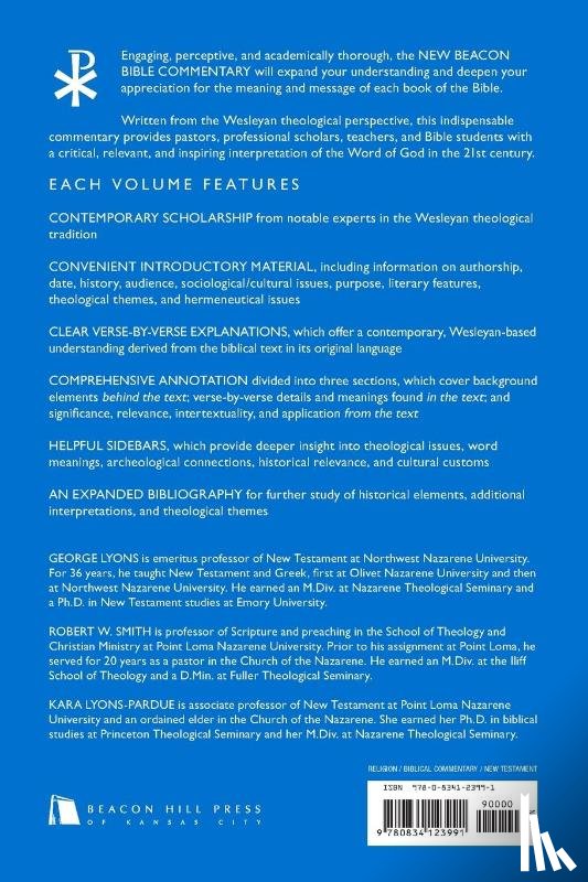 George Lyons, Lyons, Robert Smith, Smith, Kara Lyons-Pardue, Lyons-Pardue - Nbbc, Ephesians/Colossians/Philemon