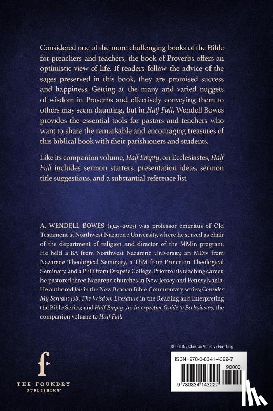 Bowes, A. Wendell - Half Full