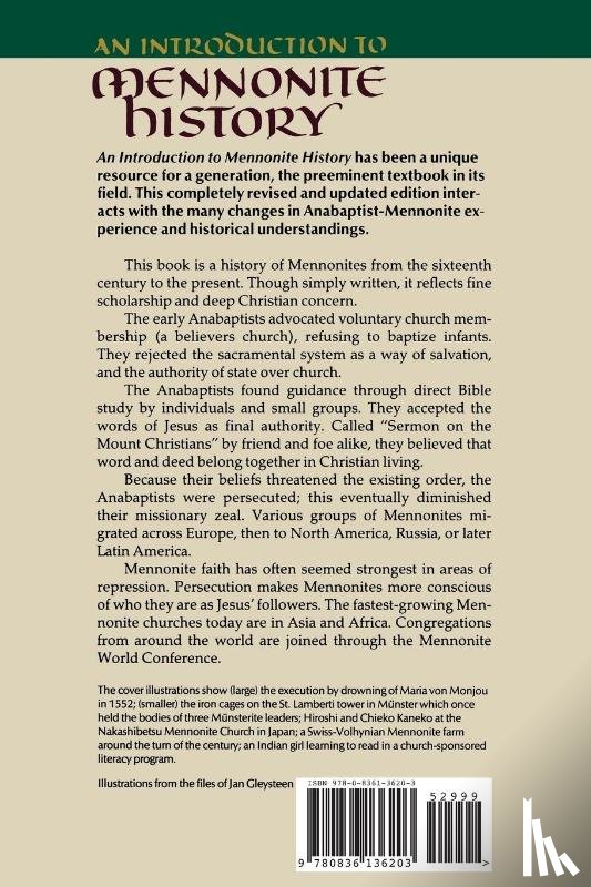 Dyck, Cornelius J. - An Introduction to Mennonite History