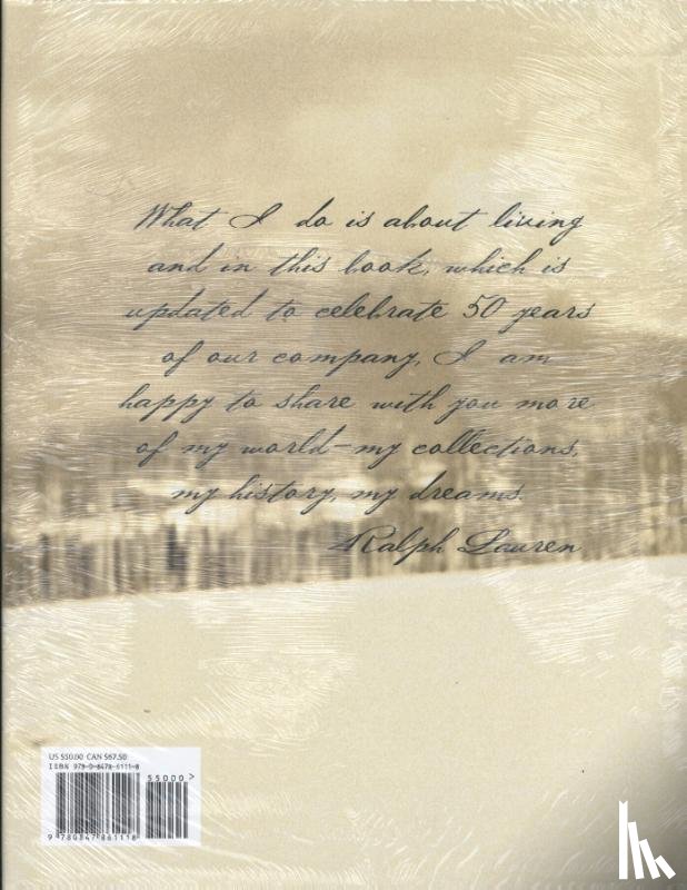 Lauren, Ralph - Ralph Lauren: Revised and Expanded Anniversary Edition