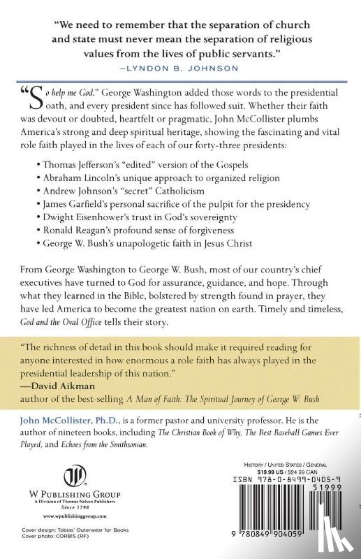 McCollister, John - God and the Oval Office
