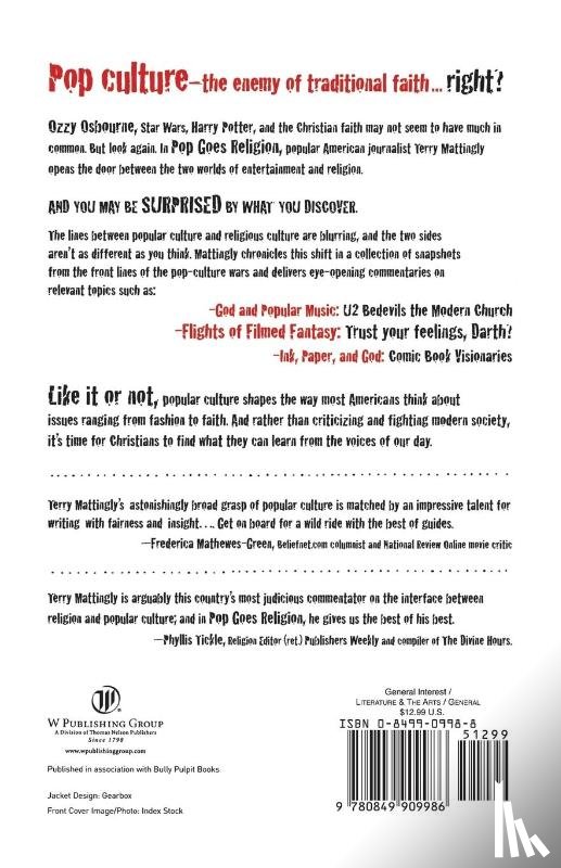 Mattingly, Terry - Pop Goes Religion