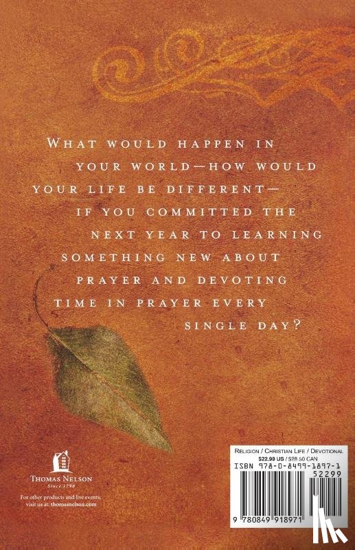Thomas Nelson - A Daybook of Prayer
