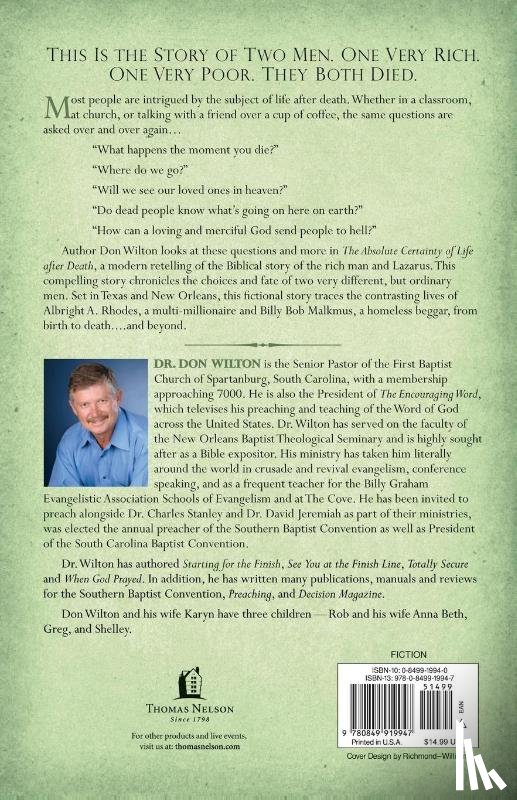 Wilton, Donald J. - Absolute Certainty of Life After Death