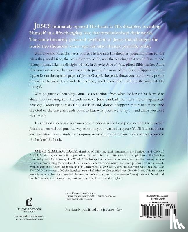 Lotz, Anne Graham - Pursuing More of Jesus