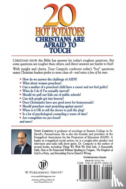 Campolo, Tony - 20 Hot Potatoes Christians Are Afraid To Touch