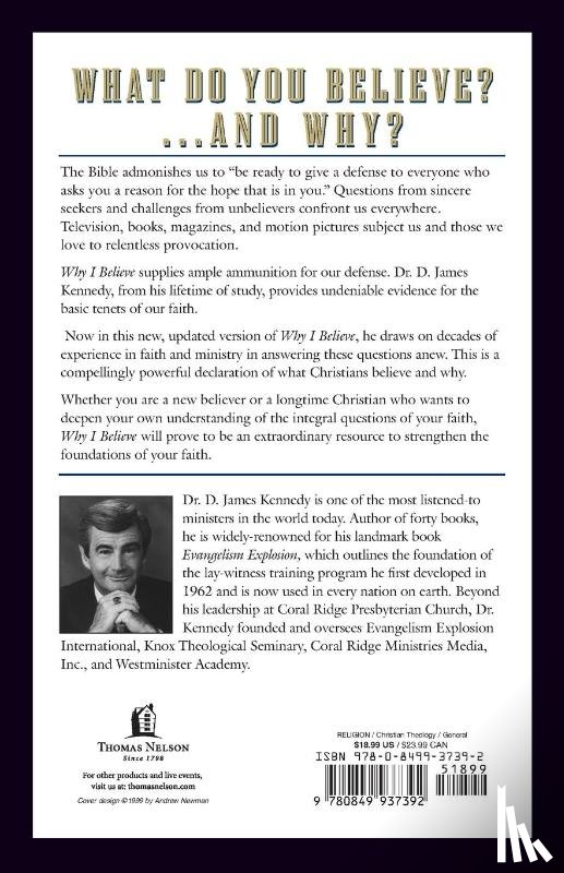 Kennedy, D. James - Why I Believe
